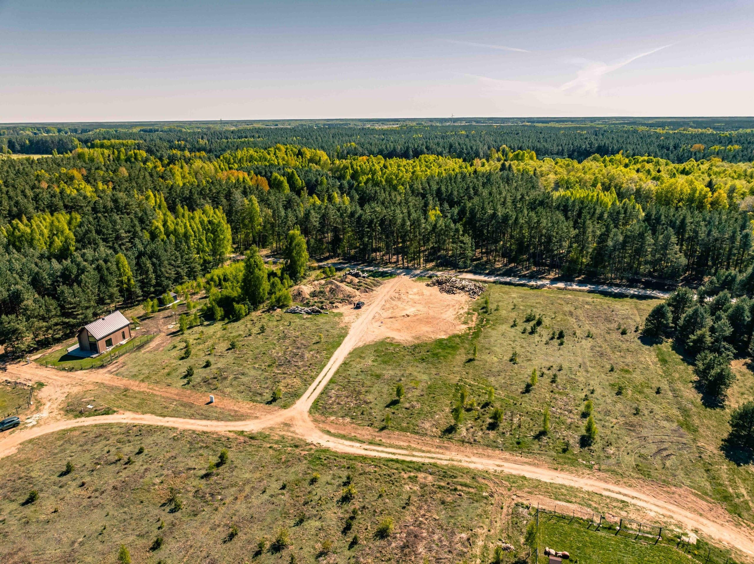 Działka budowlana obok jeziora Ppodlasie