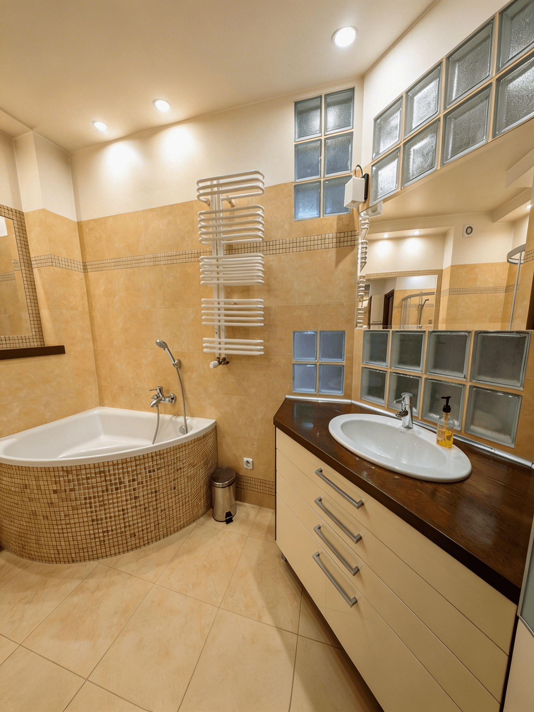 Przestronna łazienka w mieszkaniu na sprzedaż - Białystok