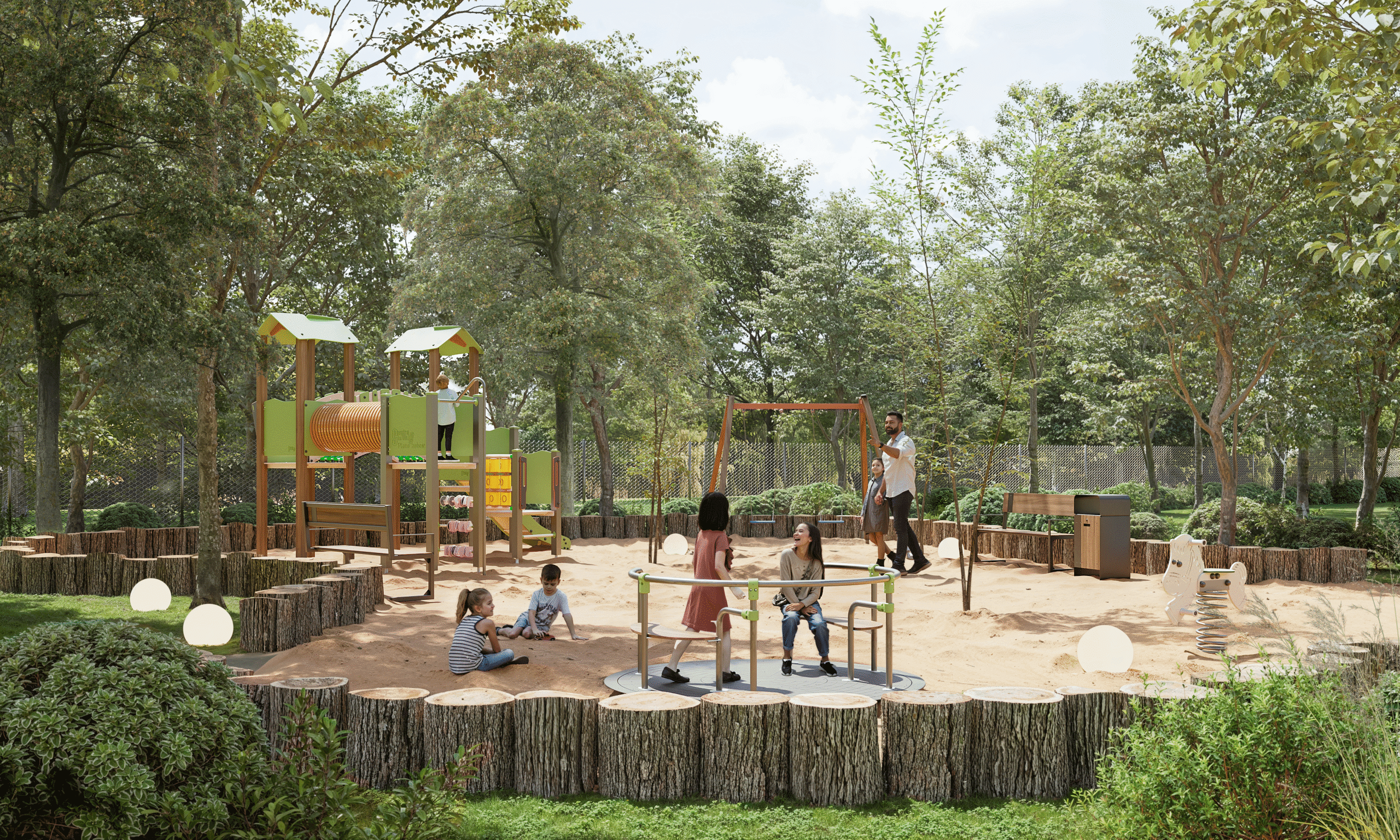 Rodzinne osiedle w Klepaczach